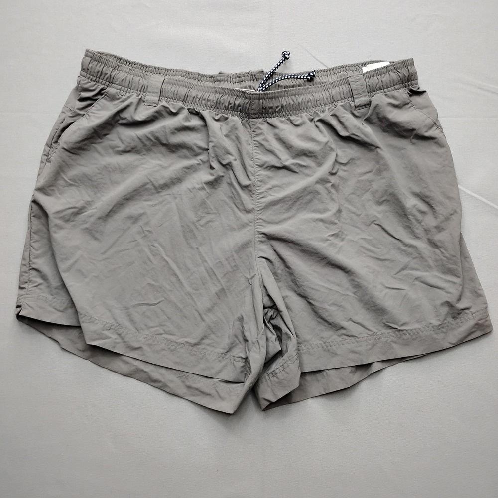 Columbia PFG Backcast III Water Shorts Mens XXL Gray 5 Inseam FL0073 Nylon